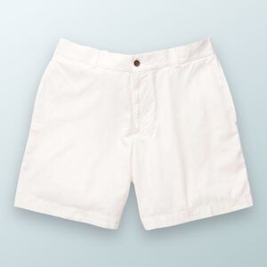 Southern Proper Men's Shorts 34 White Club 7" Cotton